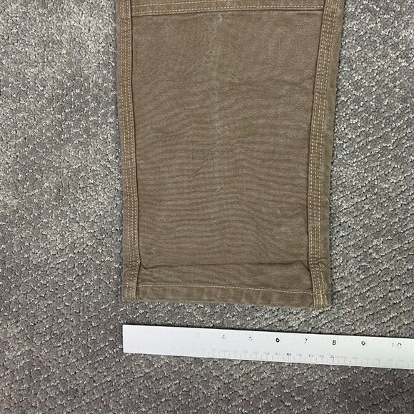 Edgevale Pants Men's 34 x 30 Fits 35 x 29 Brown Double Knee Work Cordura Fabric - Picture 14 of 16